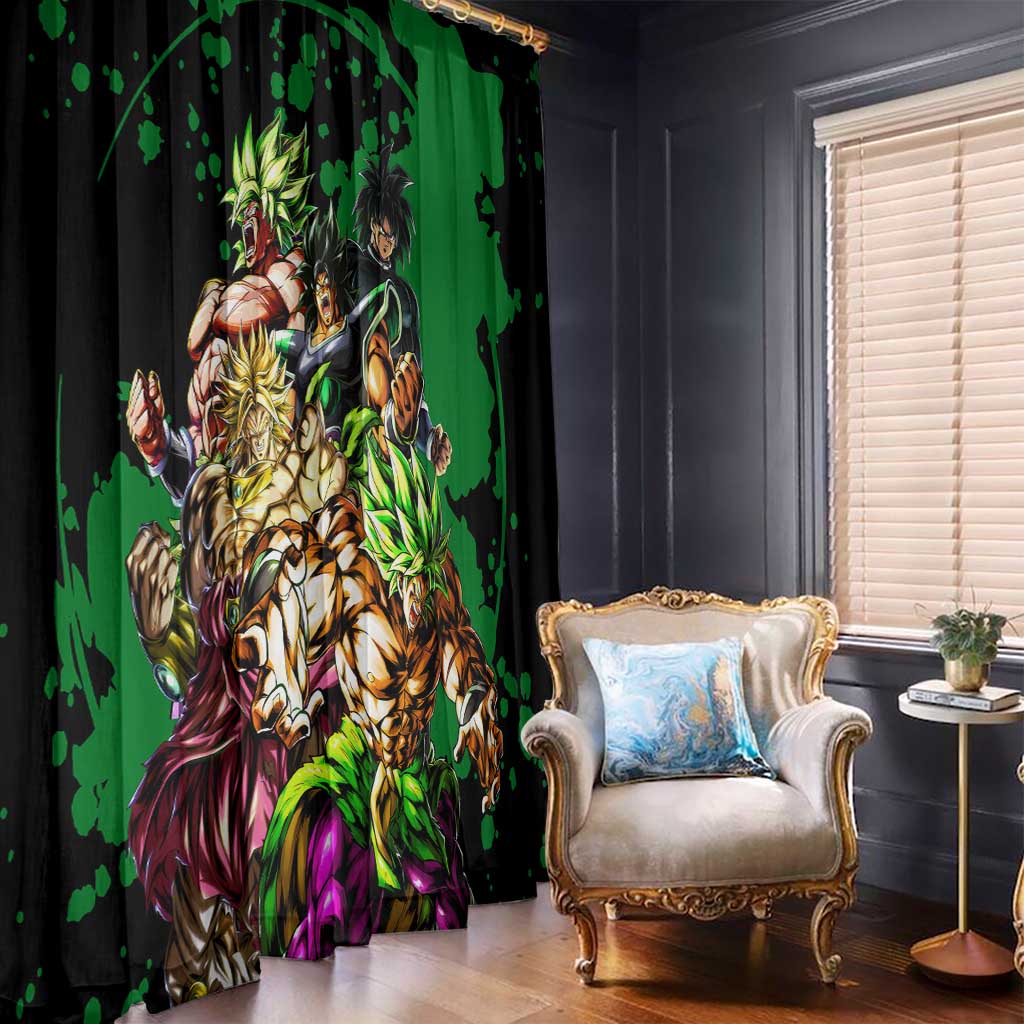 Broly - Dragon Ball Window Curtain Anime Style