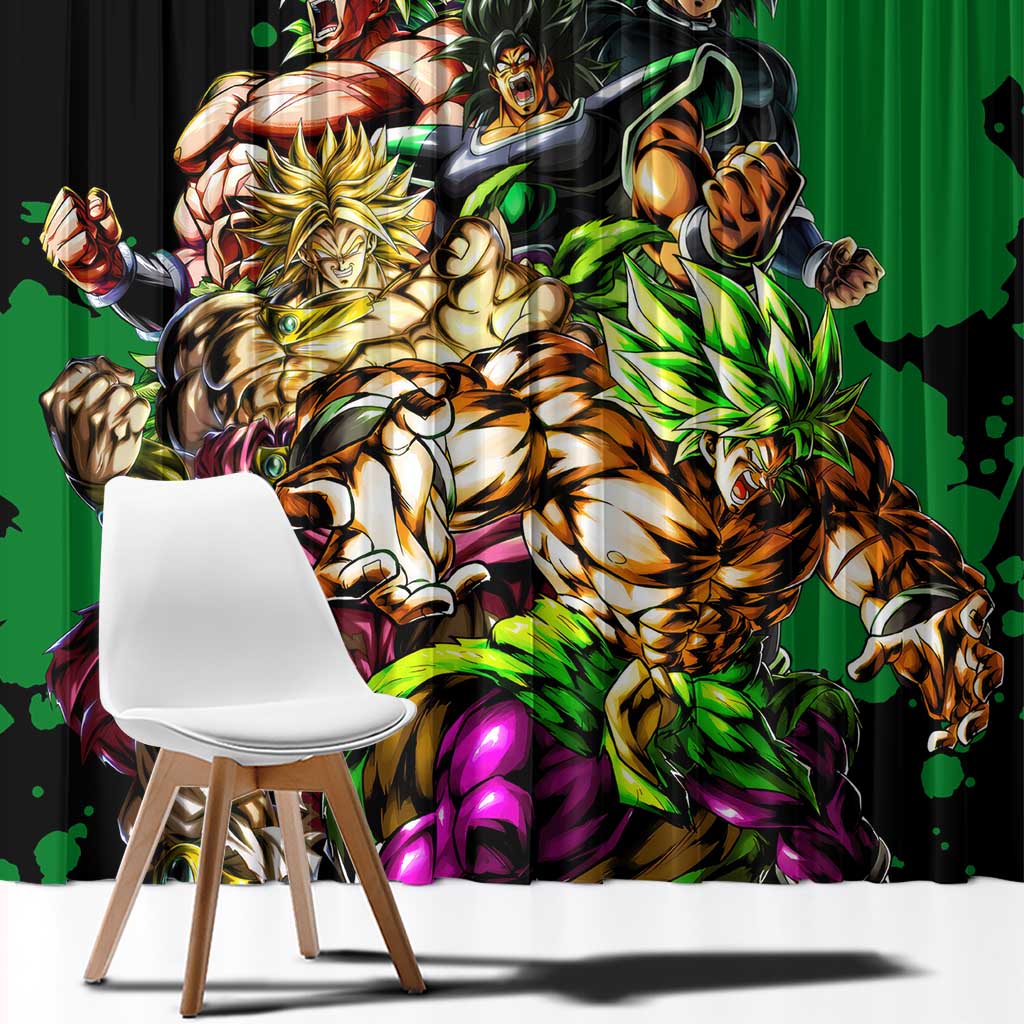 Broly - Dragon Ball Window Curtain Anime Style