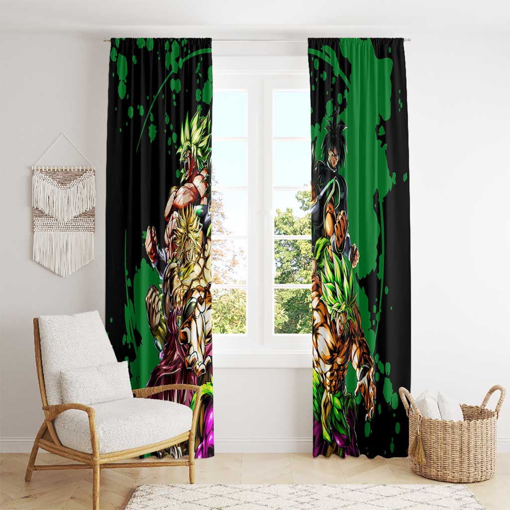 Broly - Dragon Ball Window Curtain Anime Style