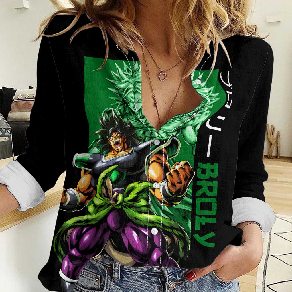 Broly - Dragon Ball Women Casual Shirt Anime Style