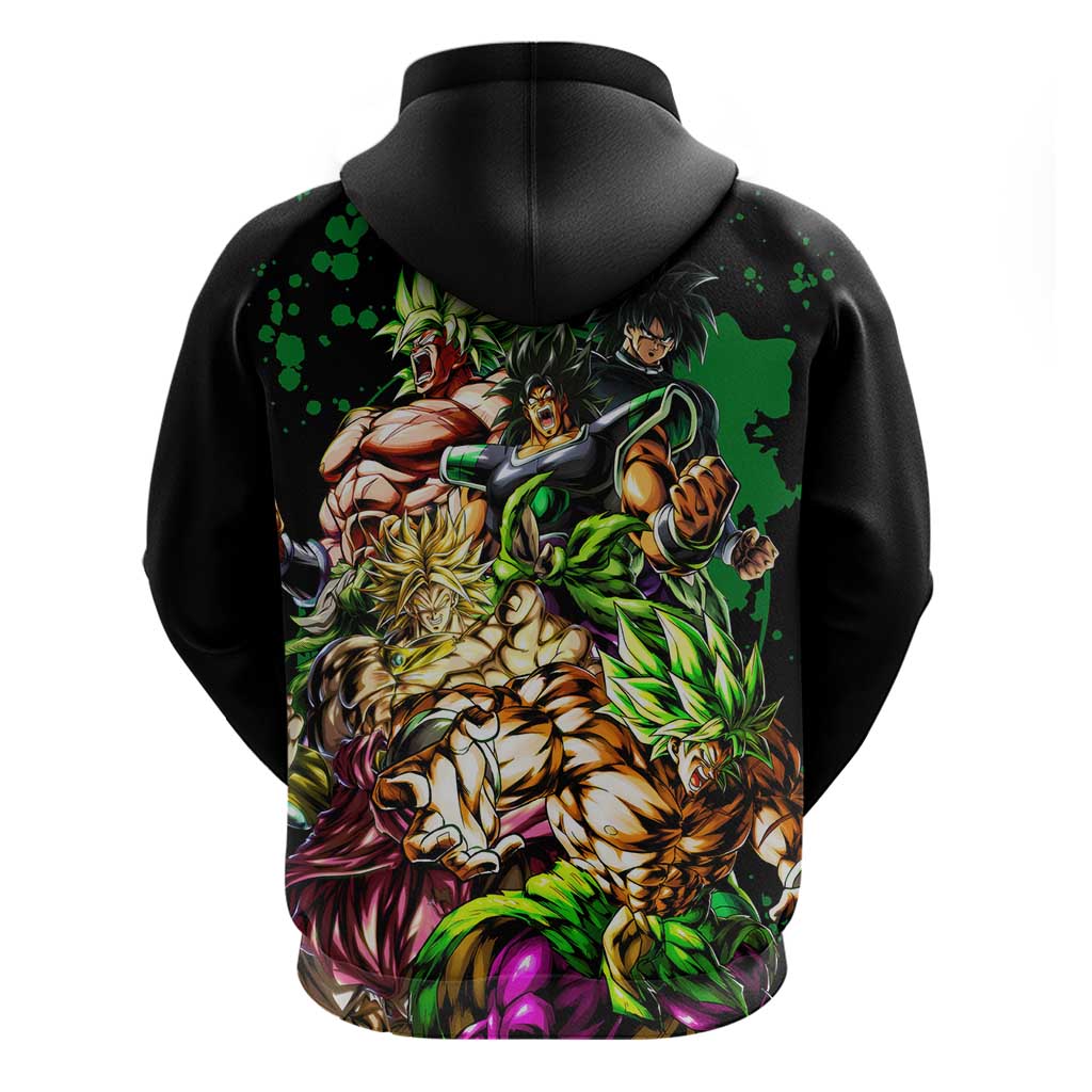 Broly - Dragon Ball Zip Hoodie Anime Style