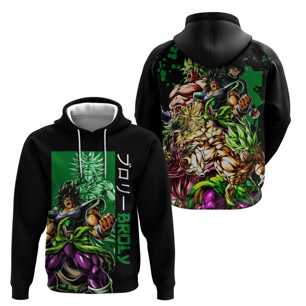 Broly - Dragon Ball Zip Hoodie Anime Style