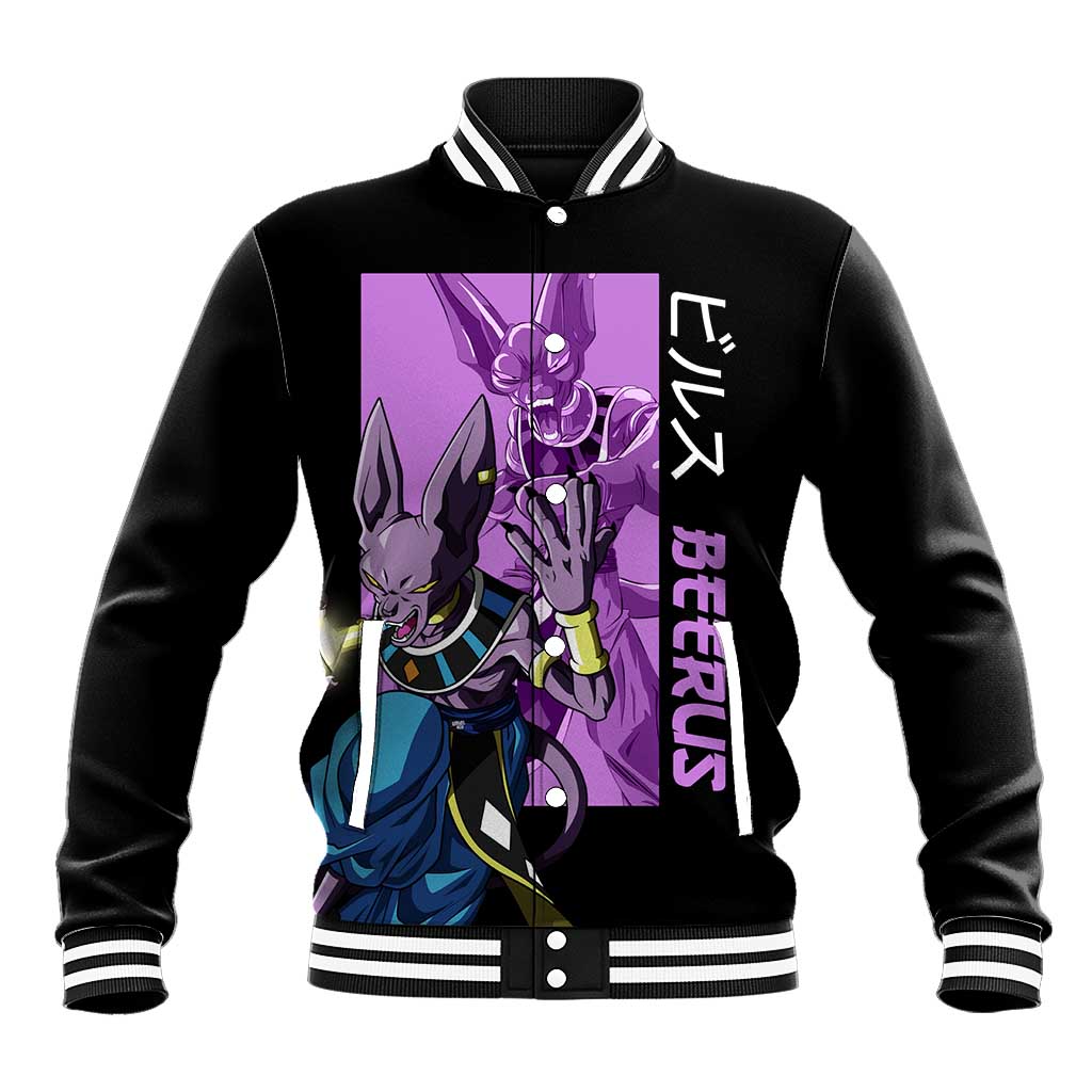 Beerus - Dragon Ball Baseball Jacket Anime Style
