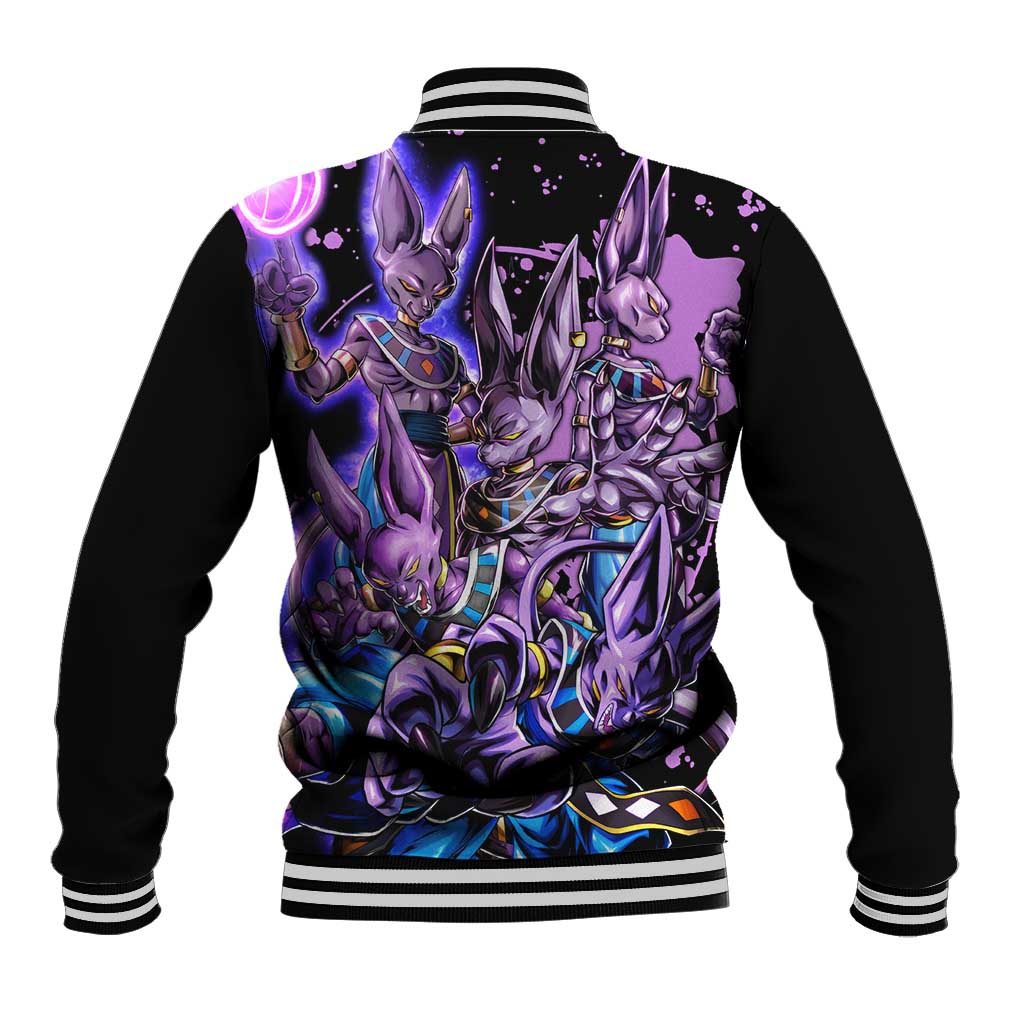 Beerus - Dragon Ball Baseball Jacket Anime Style