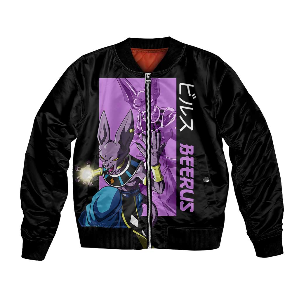 Beerus - Dragon Ball Bomber Jacket Anime Style
