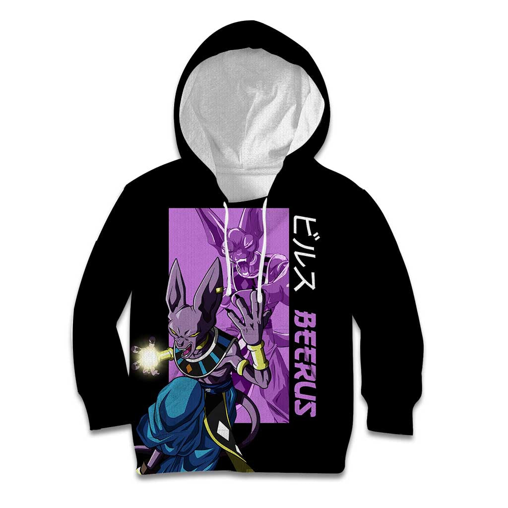 Beerus - Dragon Ball Kid Hoodie Anime Style