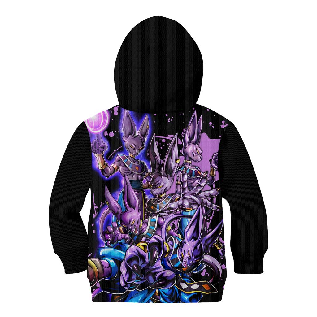 Beerus - Dragon Ball Kid Hoodie Anime Style