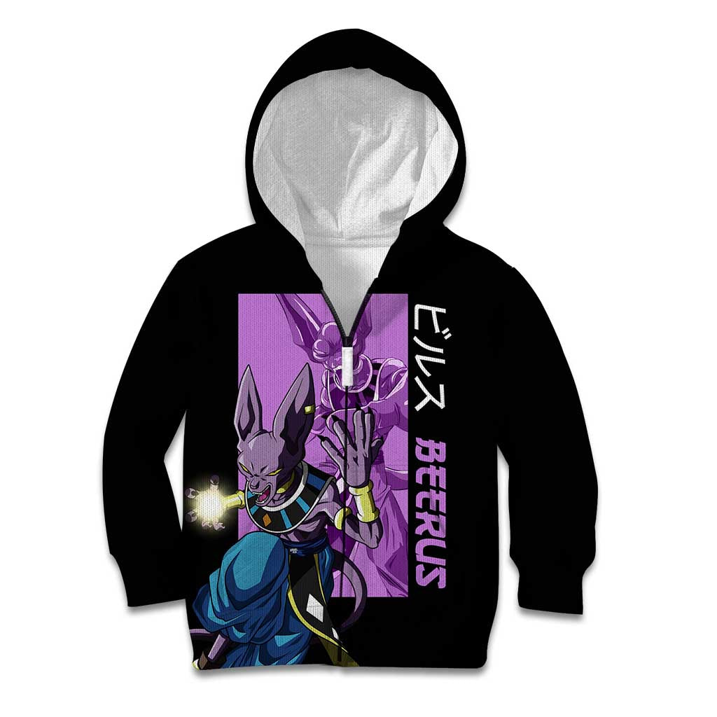 Beerus - Dragon Ball Kid Hoodie Anime Style