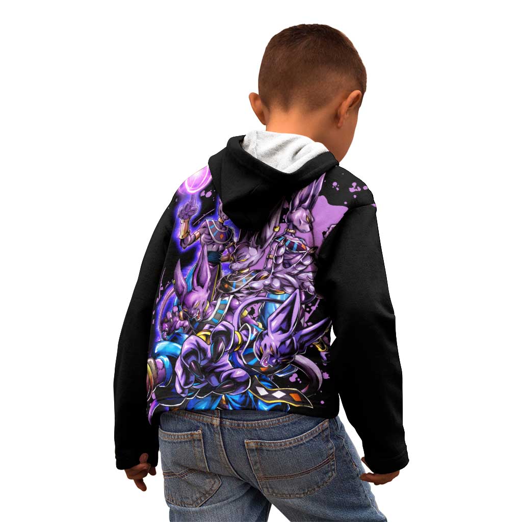 Beerus - Dragon Ball Kid Hoodie Anime Style