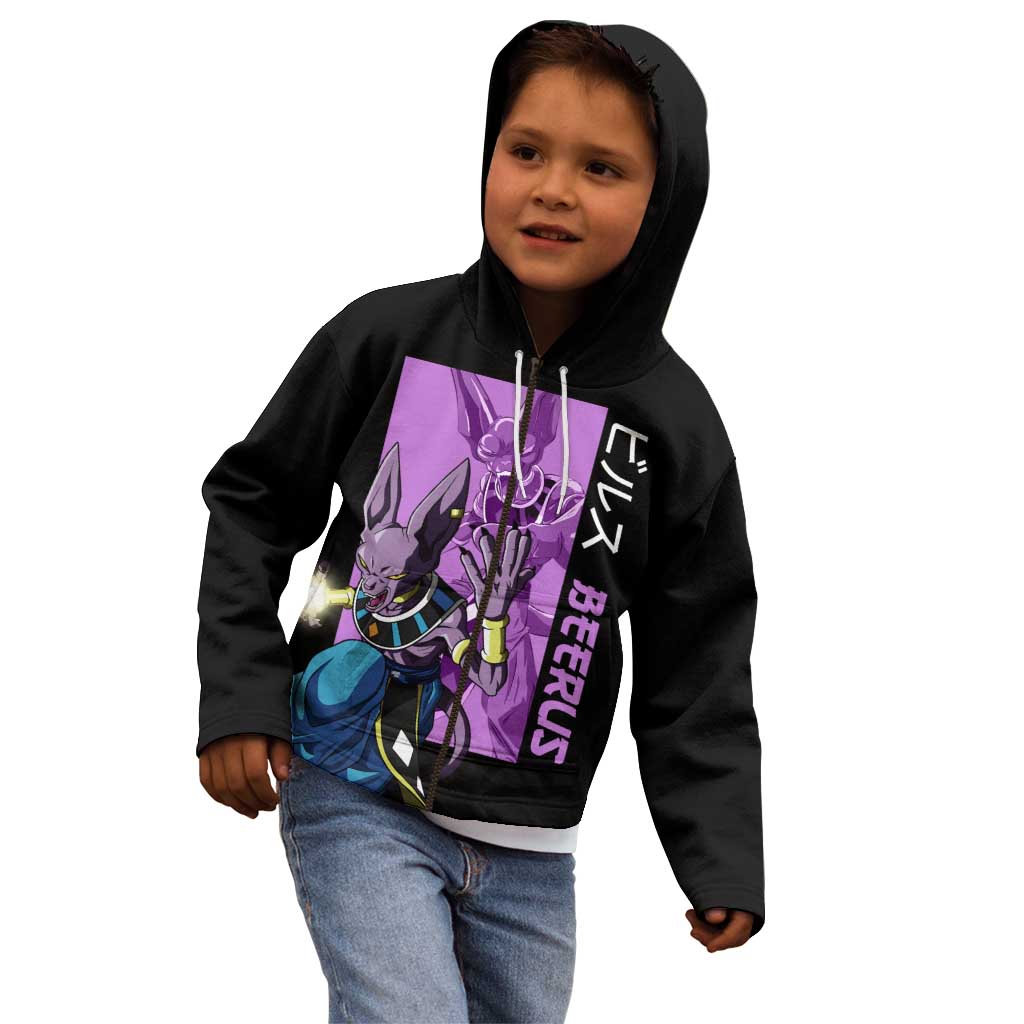 Beerus - Dragon Ball Kid Hoodie Anime Style