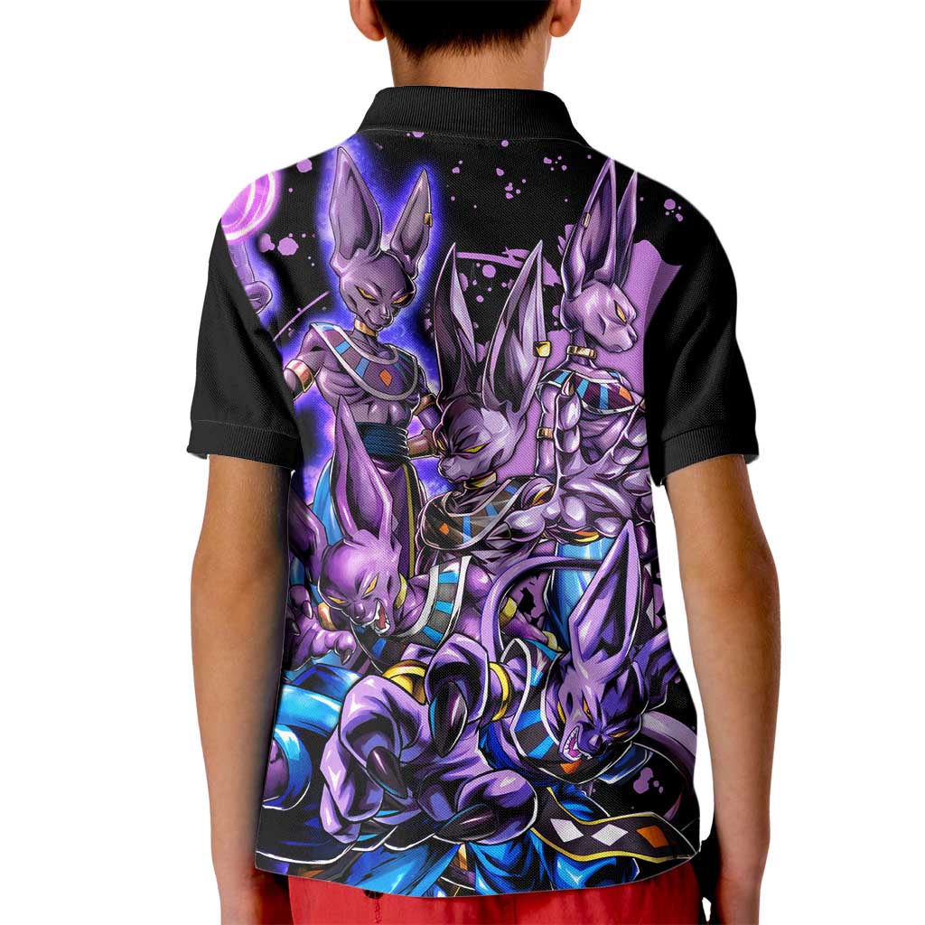 Beerus - Dragon Ball Kid Polo Shirt Anime Style