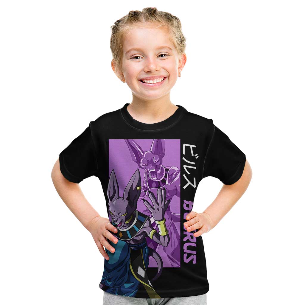 Beerus - Dragon Ball Kid T Shirt Anime Style