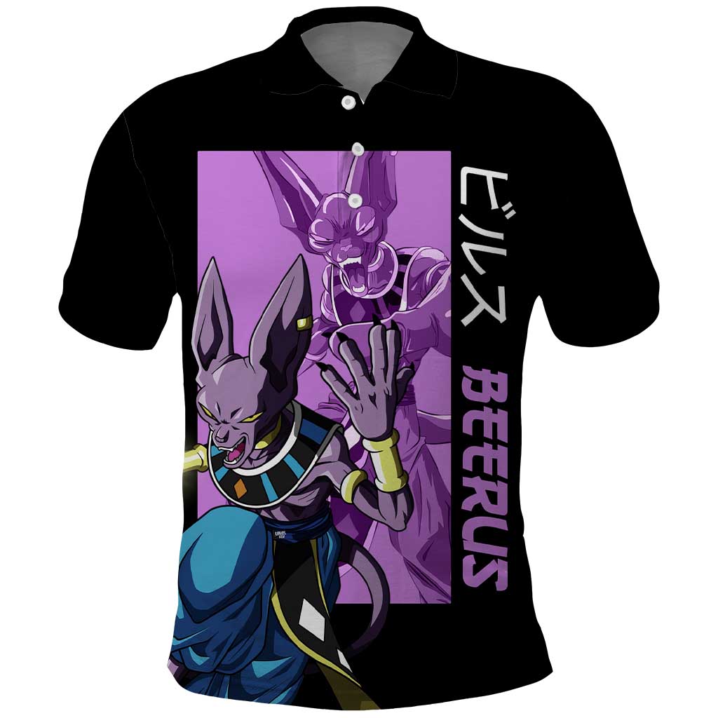 Beerus - Dragon Ball Polo Shirt Anime Style