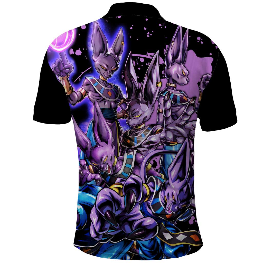 Beerus - Dragon Ball Polo Shirt Anime Style