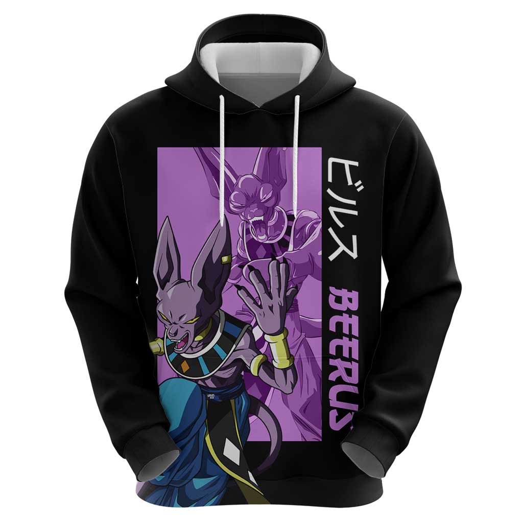 Beerus - Dragon Ball Zip Hoodie Anime Style