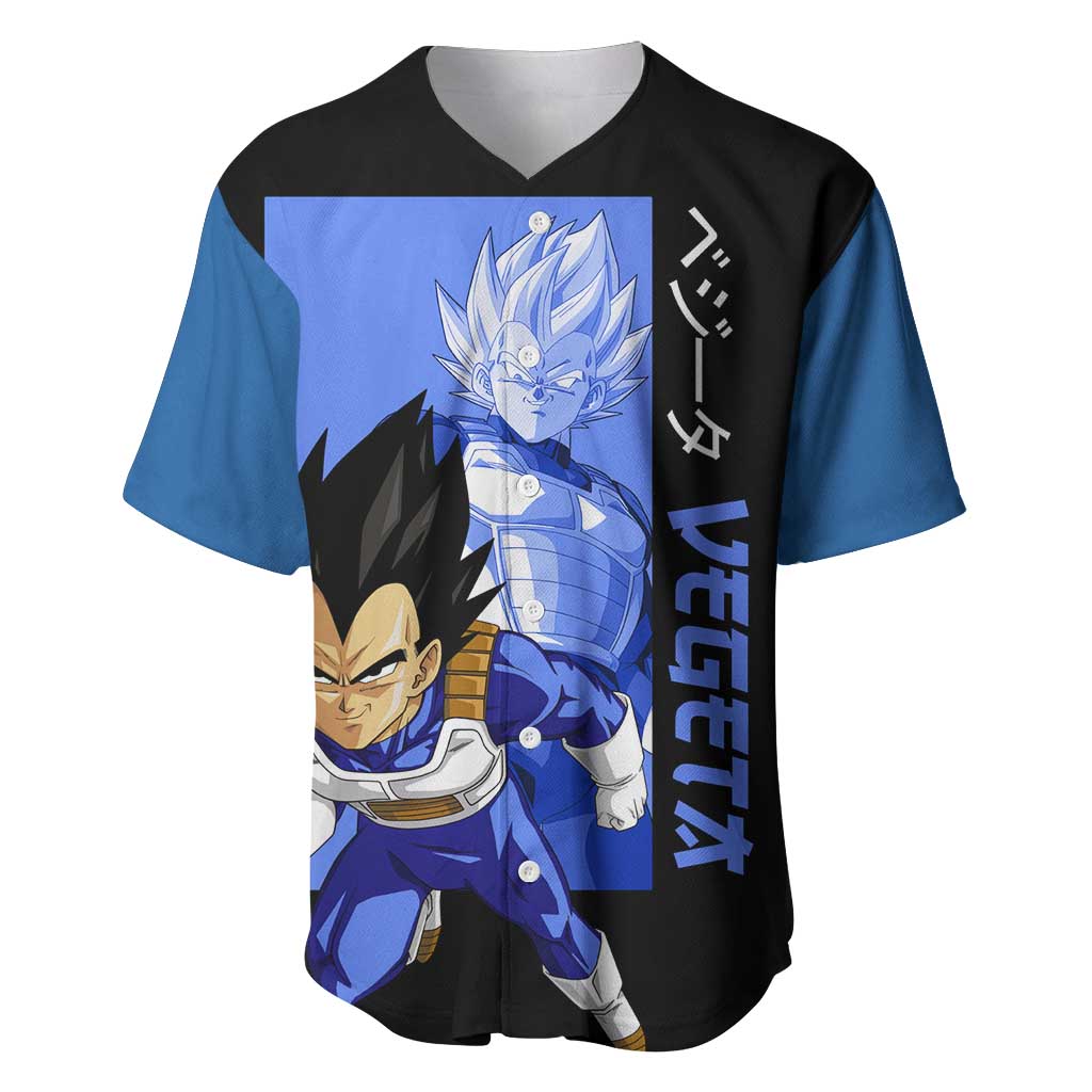 Vegeta - Dragon Ball Baseball Jersey Anime Style