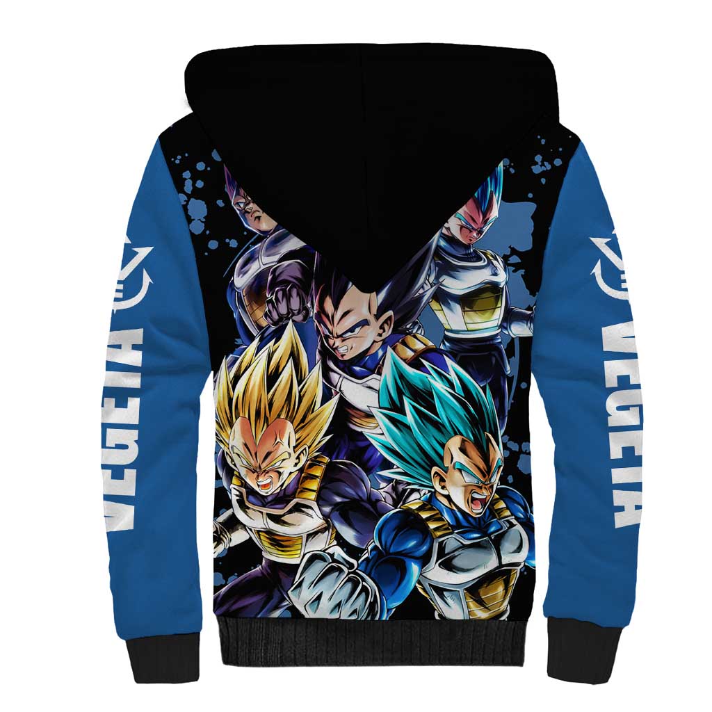 Vegeta - Dragon Ball Sherpa Hoodie Anime Style