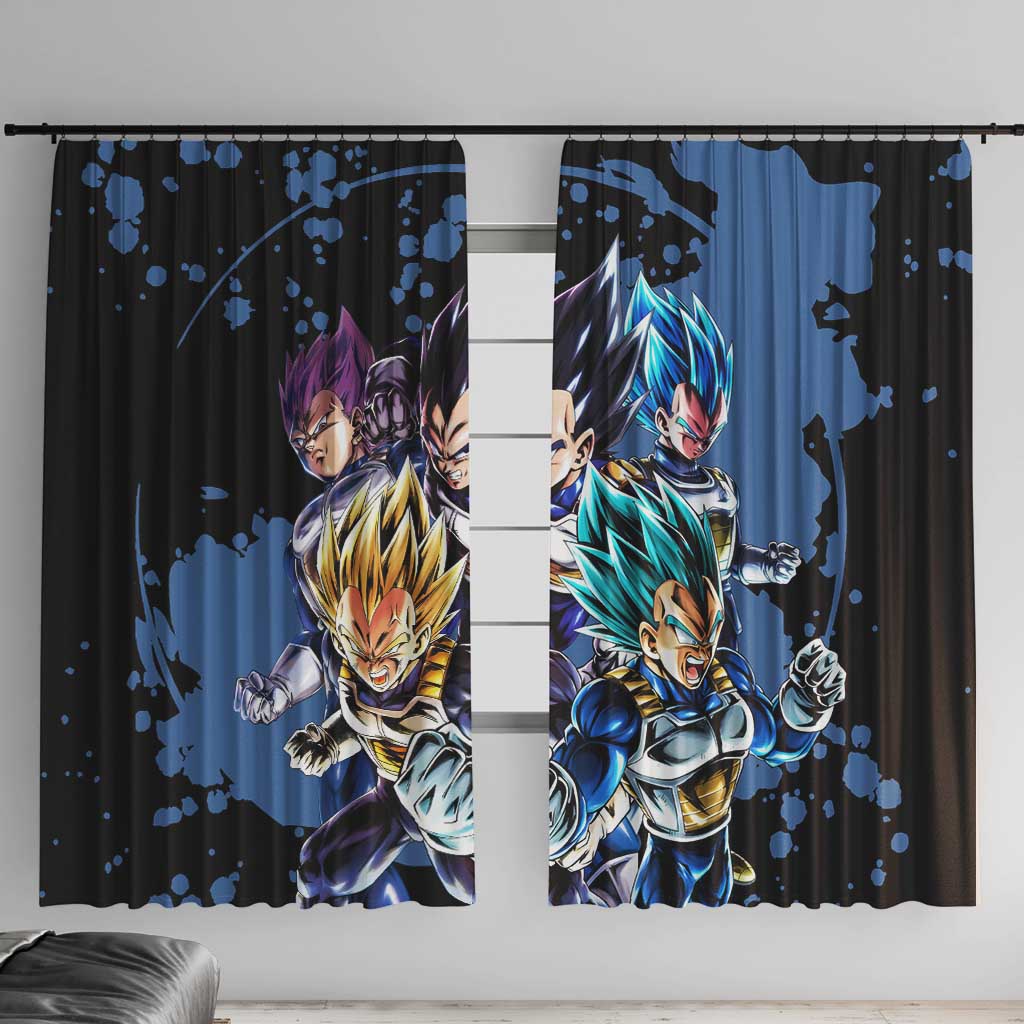 Vegeta - Dragon Ball Window Curtain Anime Style