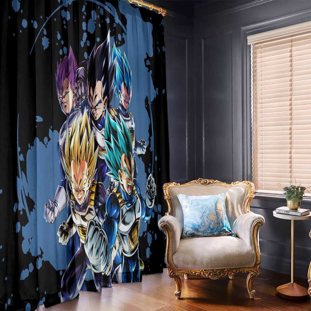 Vegeta - Dragon Ball Window Curtain Anime Style
