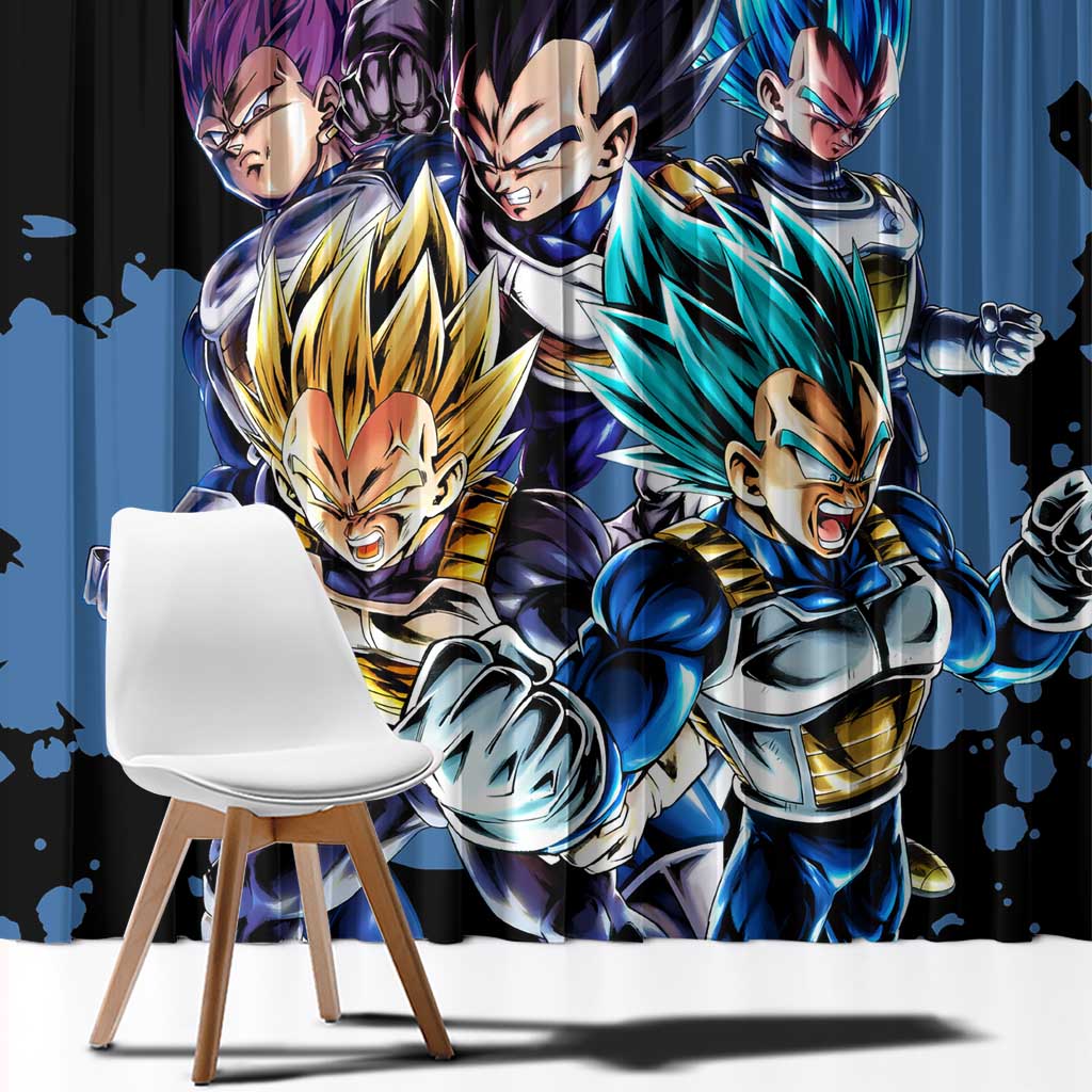 Vegeta - Dragon Ball Window Curtain Anime Style
