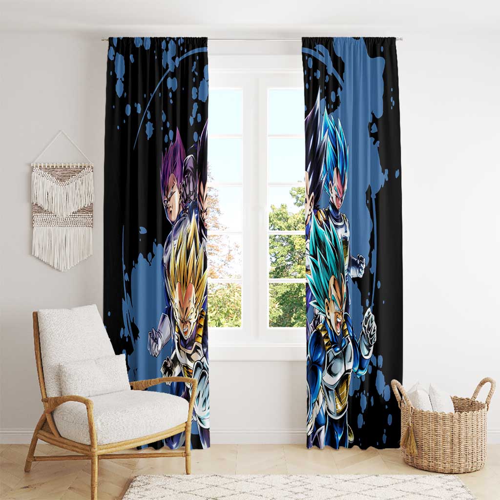 Vegeta - Dragon Ball Window Curtain Anime Style