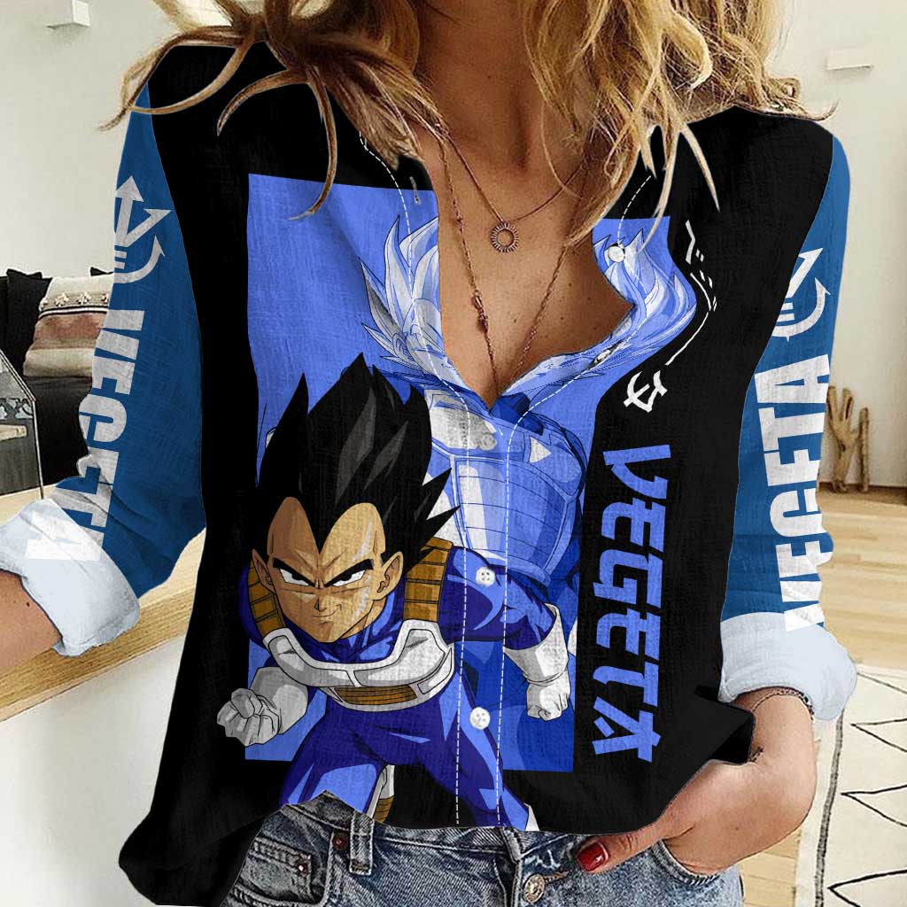 Vegeta - Dragon Ball Women Casual Shirt Anime Style