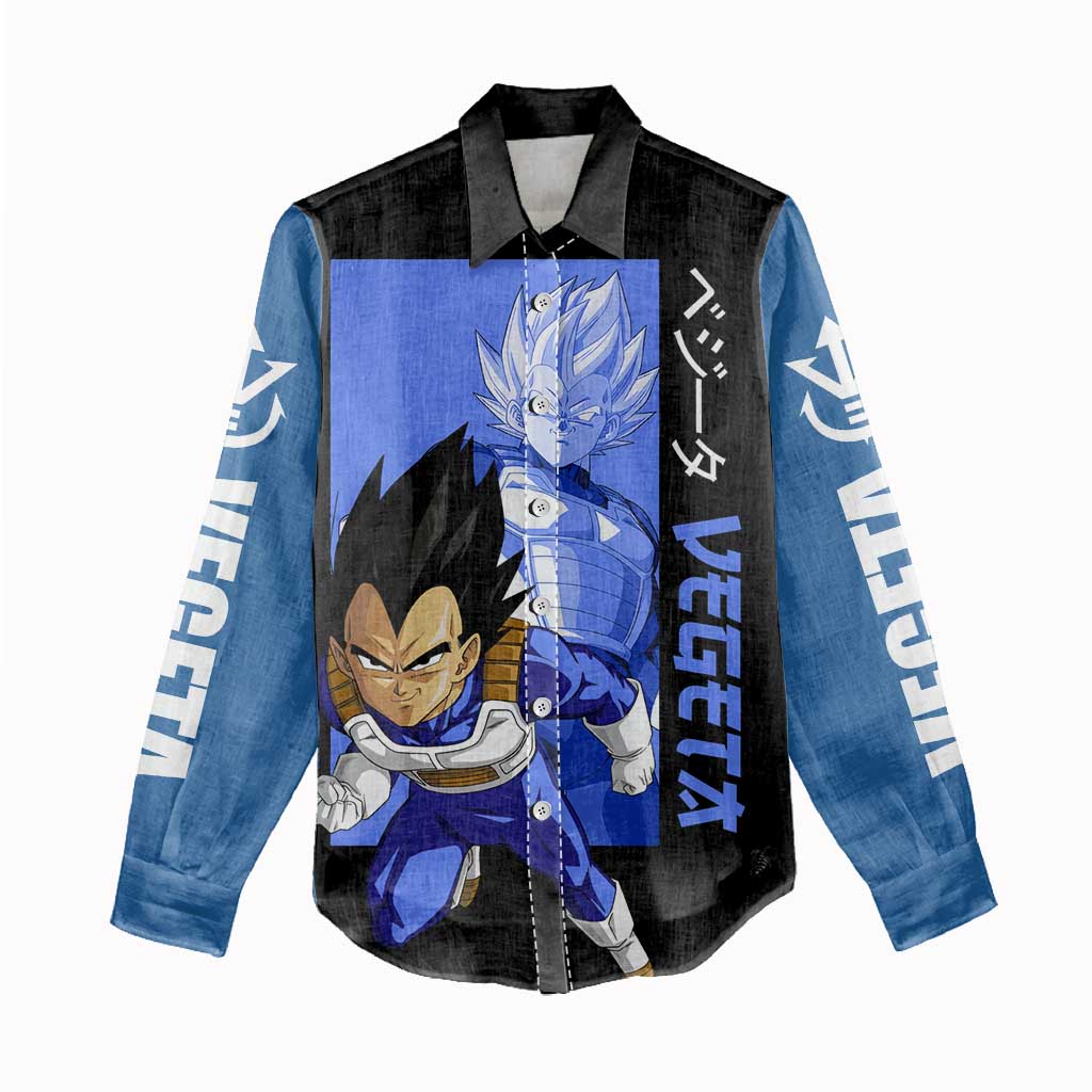 Vegeta - Dragon Ball Women Casual Shirt Anime Style