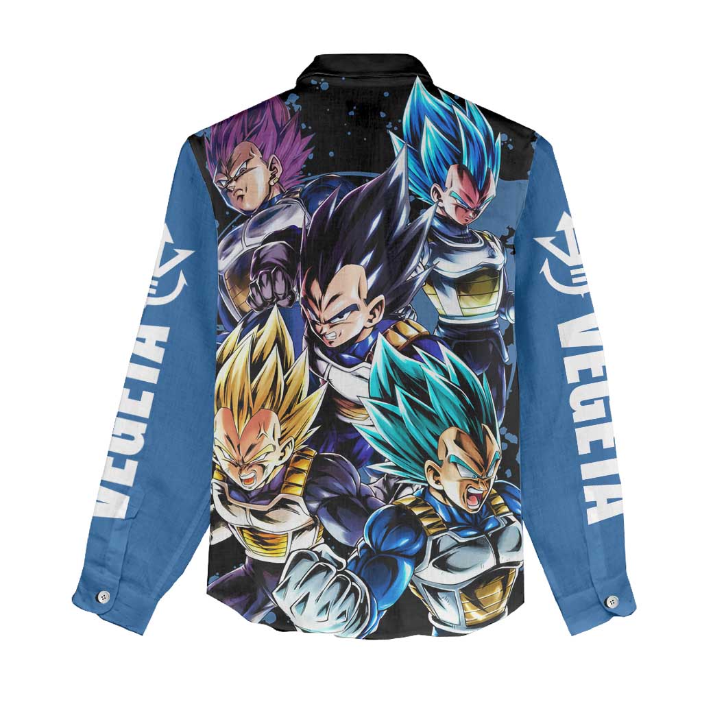 Vegeta - Dragon Ball Women Casual Shirt Anime Style