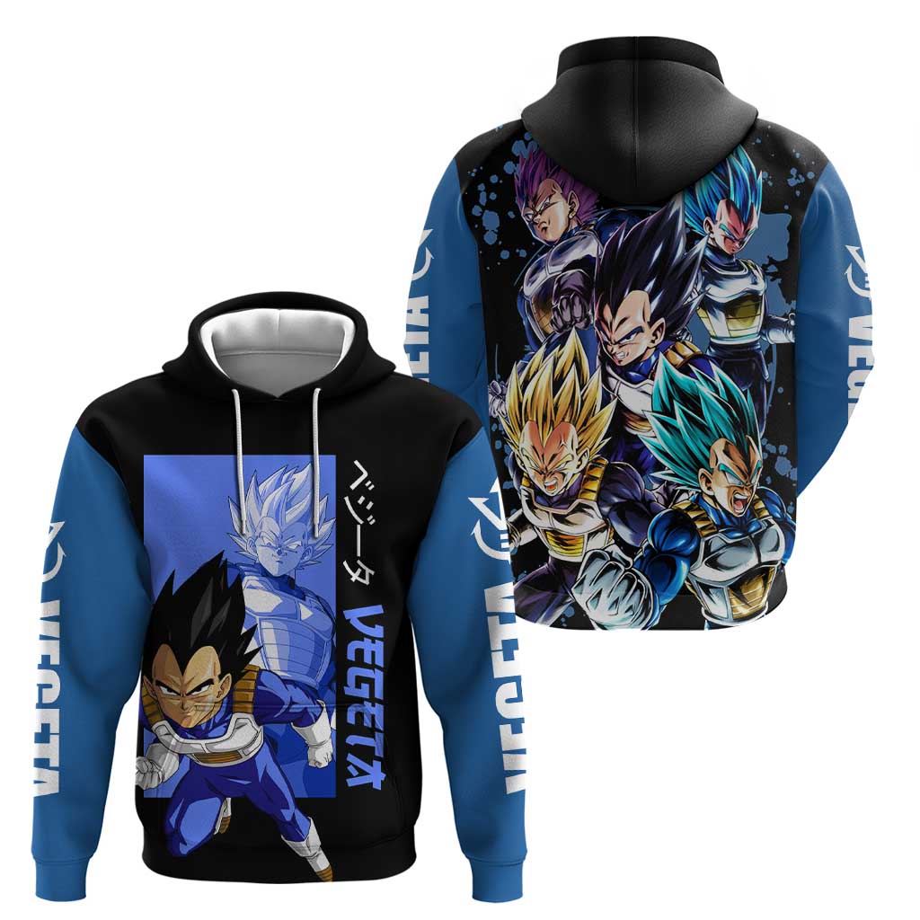 Vegeta - Dragon Ball Zip Hoodie Anime Style