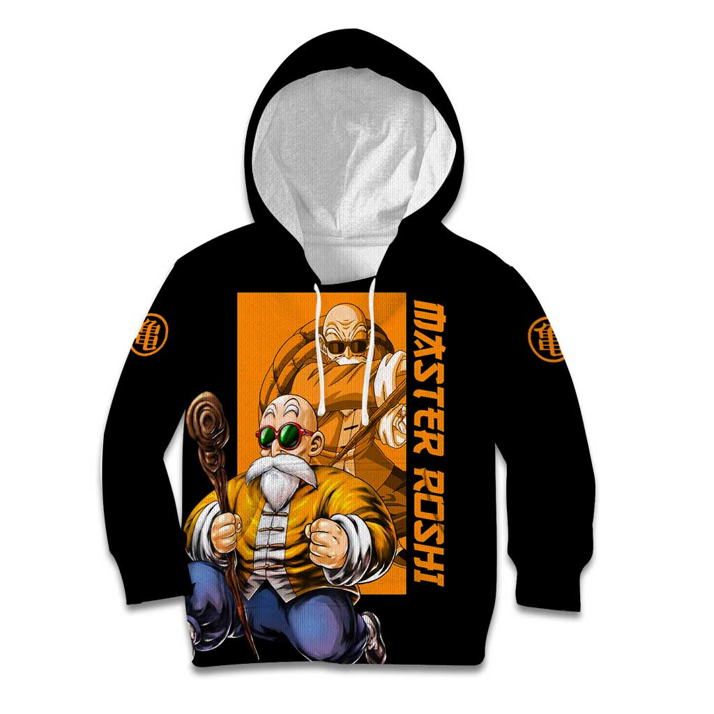 Master Roshi - Dragon Ball Z Kid Hoodie Anime Style