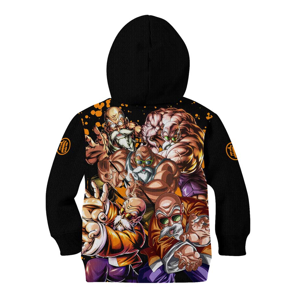 Master Roshi - Dragon Ball Z Kid Hoodie Anime Style