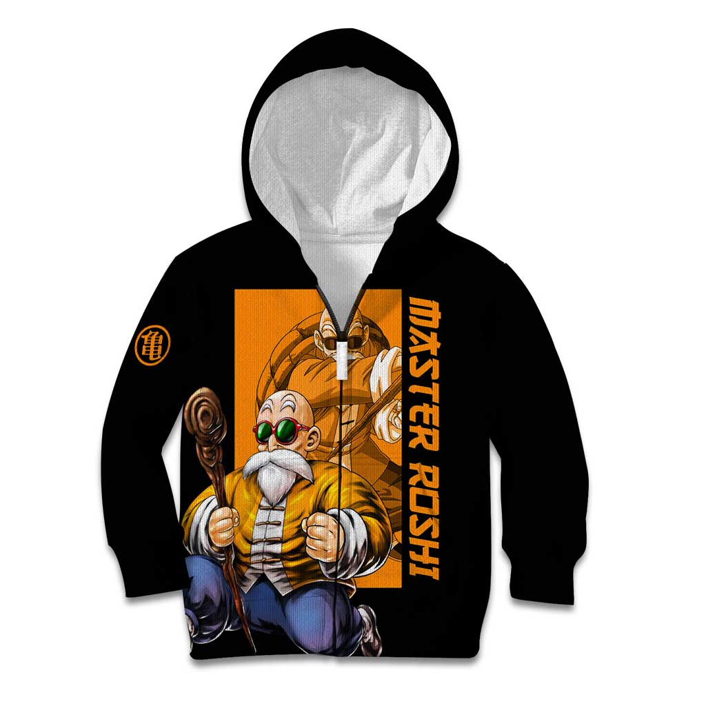 Master Roshi - Dragon Ball Z Kid Hoodie Anime Style