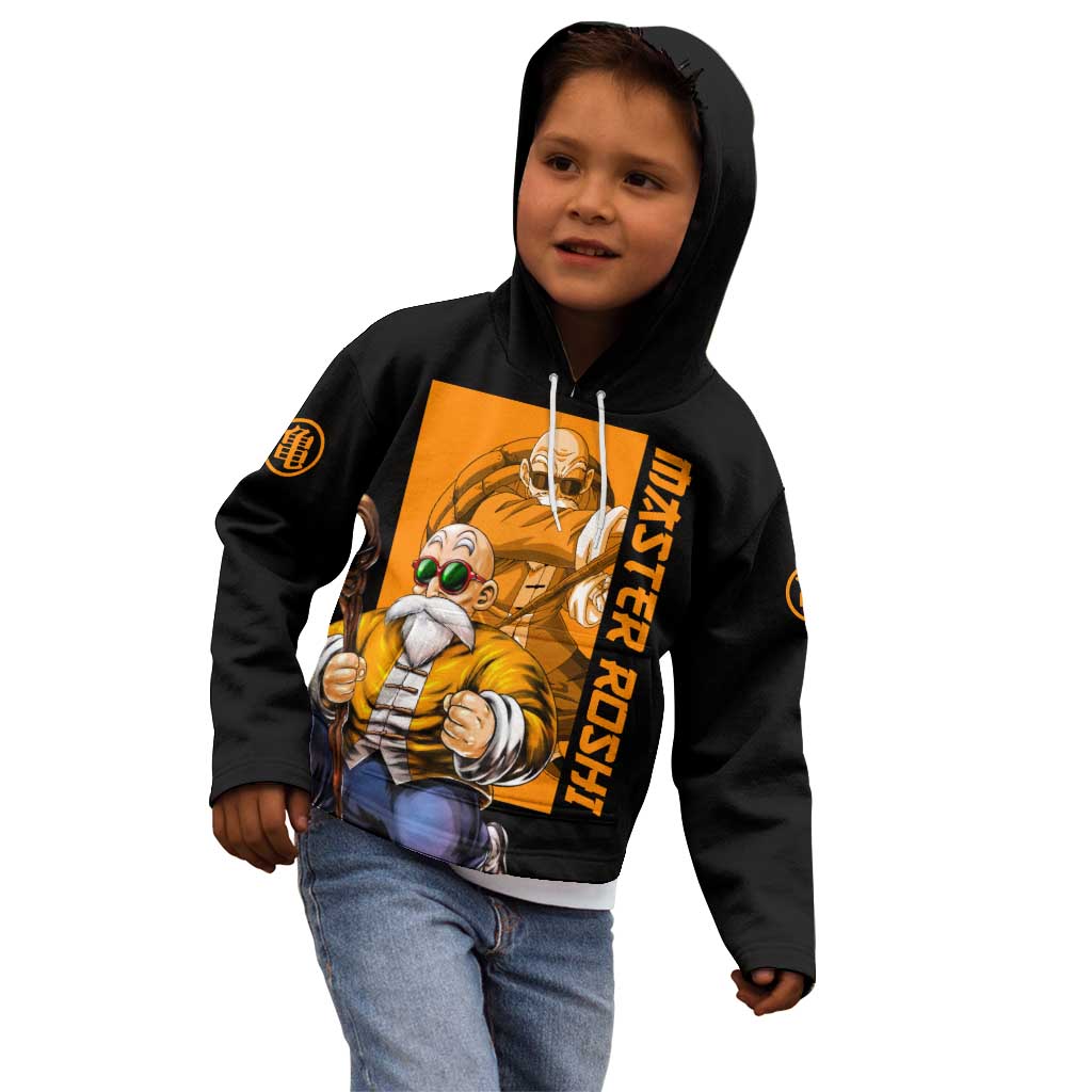 Master Roshi - Dragon Ball Z Kid Hoodie Anime Style