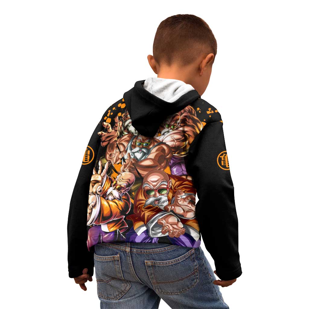 Master Roshi - Dragon Ball Z Kid Hoodie Anime Style