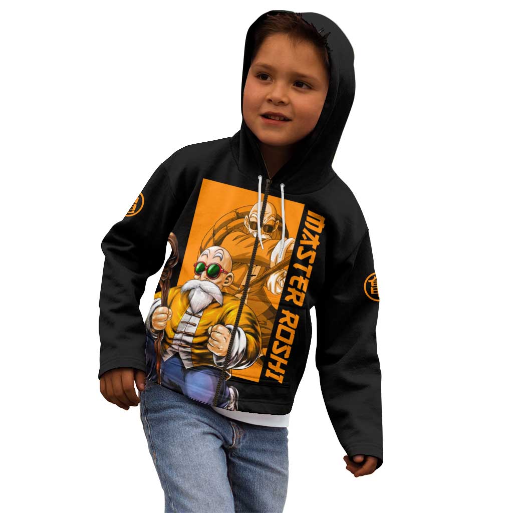 Master Roshi - Dragon Ball Z Kid Hoodie Anime Style