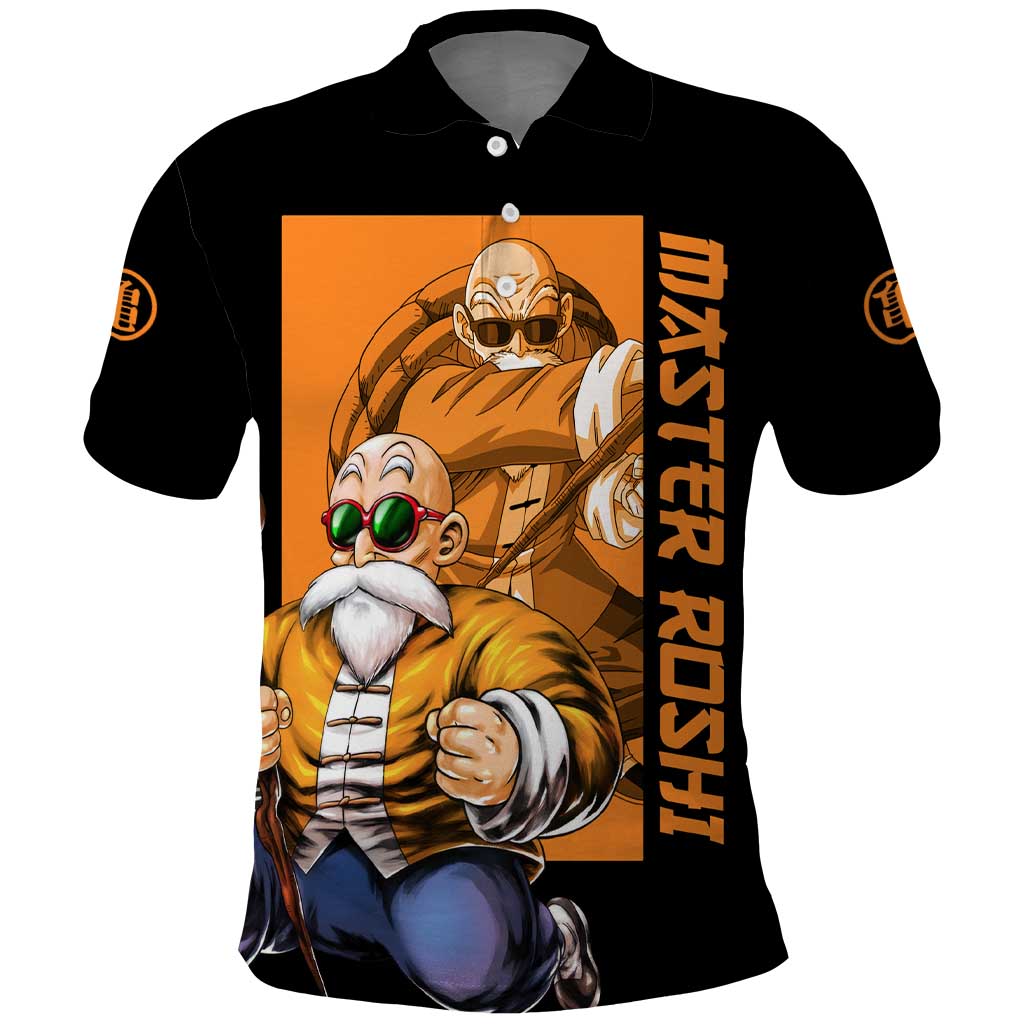 Master Roshi - Dragon Ball Z Polo Shirt Anime Style