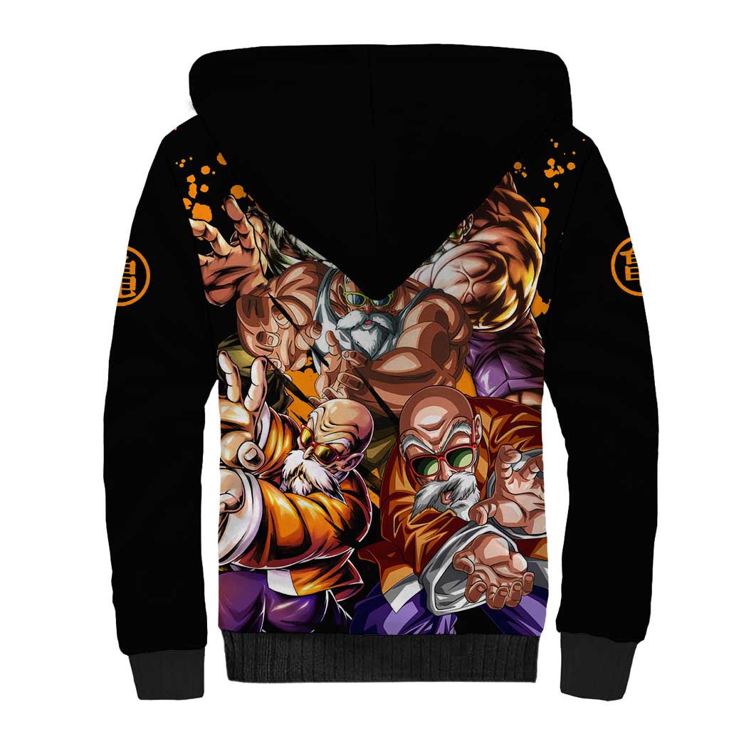 Master Roshi - Dragon Ball Z Sherpa Hoodie Anime Style