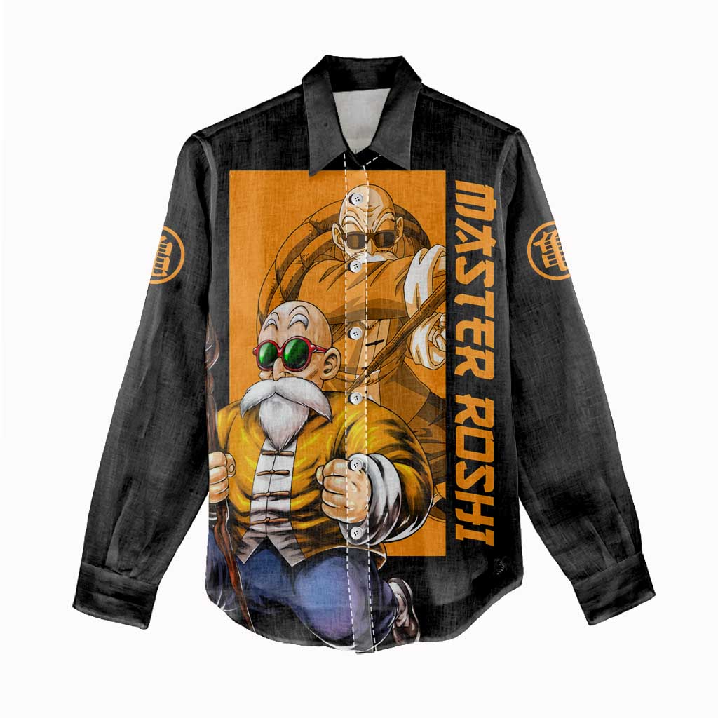 Master Roshi - Dragon Ball Z Women Casual Shirt Anime Style