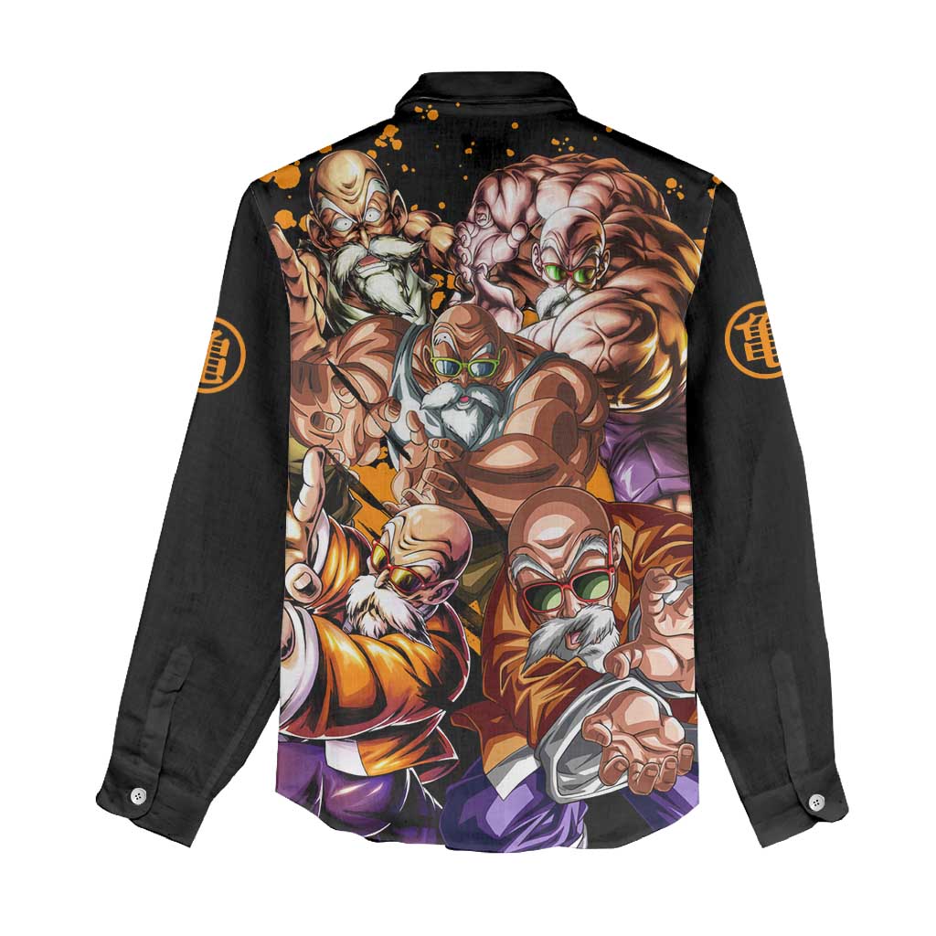 Master Roshi - Dragon Ball Z Women Casual Shirt Anime Style