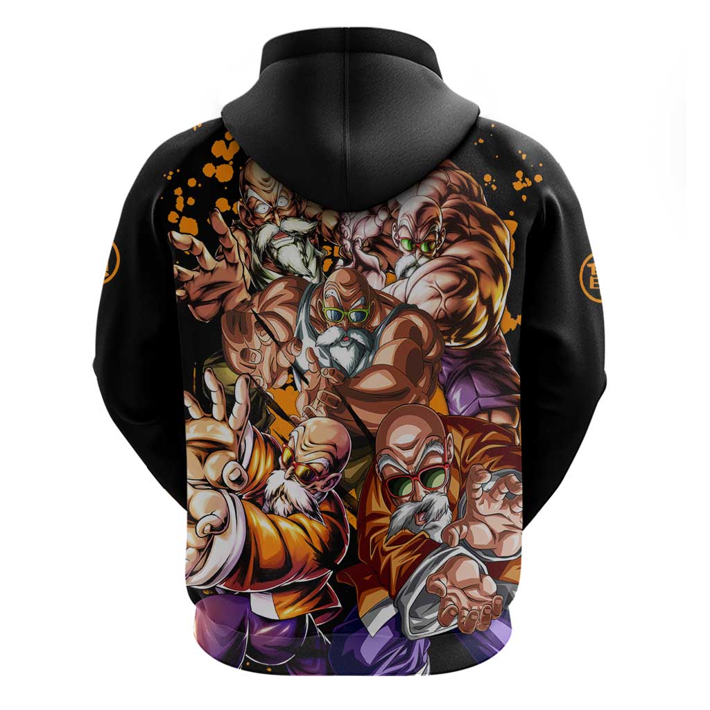 Master Roshi - Dragon Ball Z Zip Hoodie Anime Style