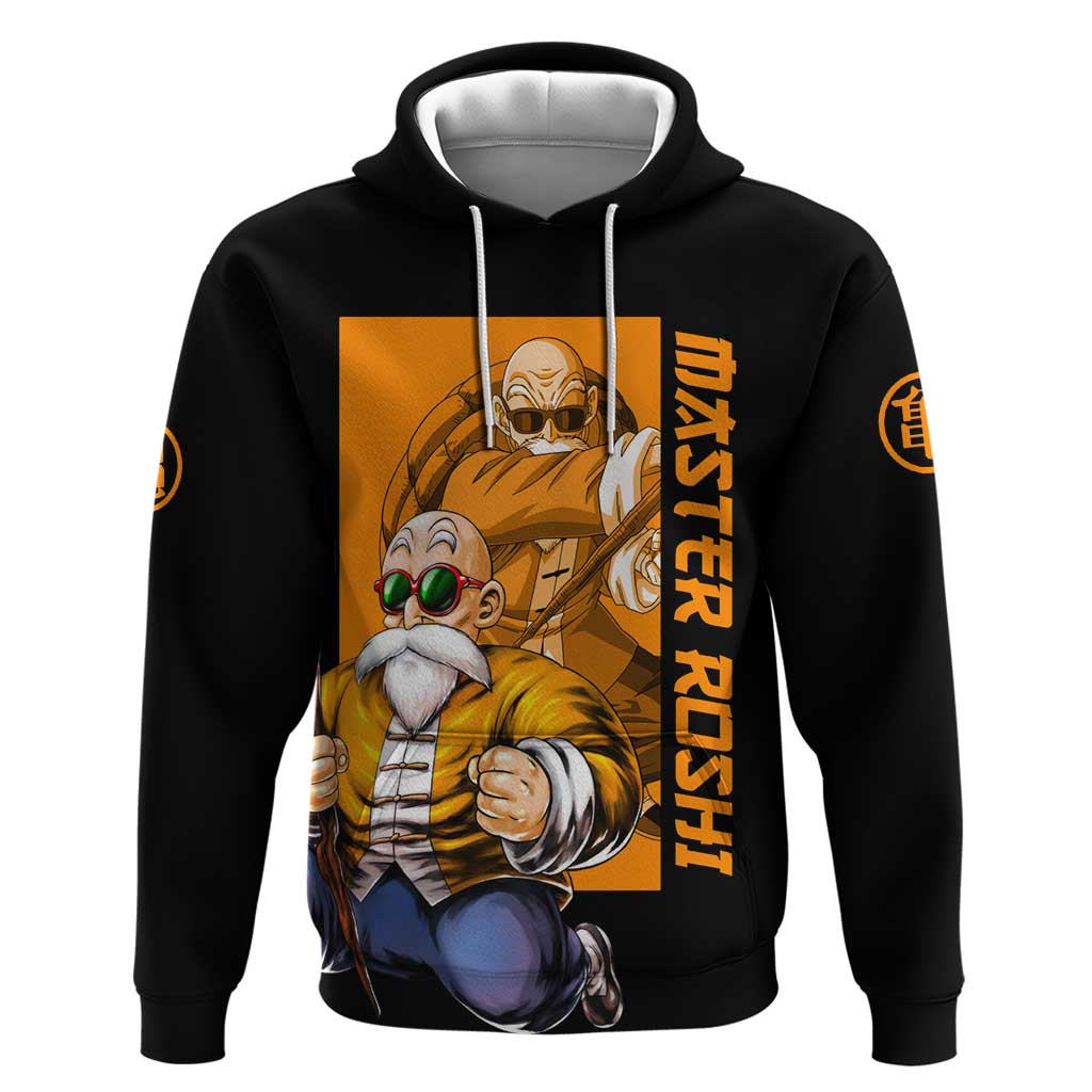 Master Roshi - Dragon Ball Z Zip Hoodie Anime Style