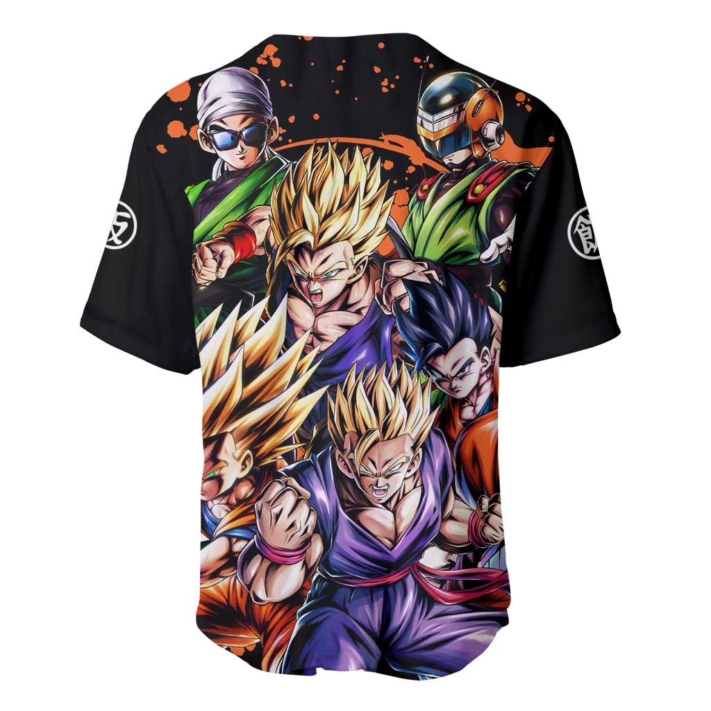 Son Gohan - Dragon Ball Baseball Jersey Anime Style