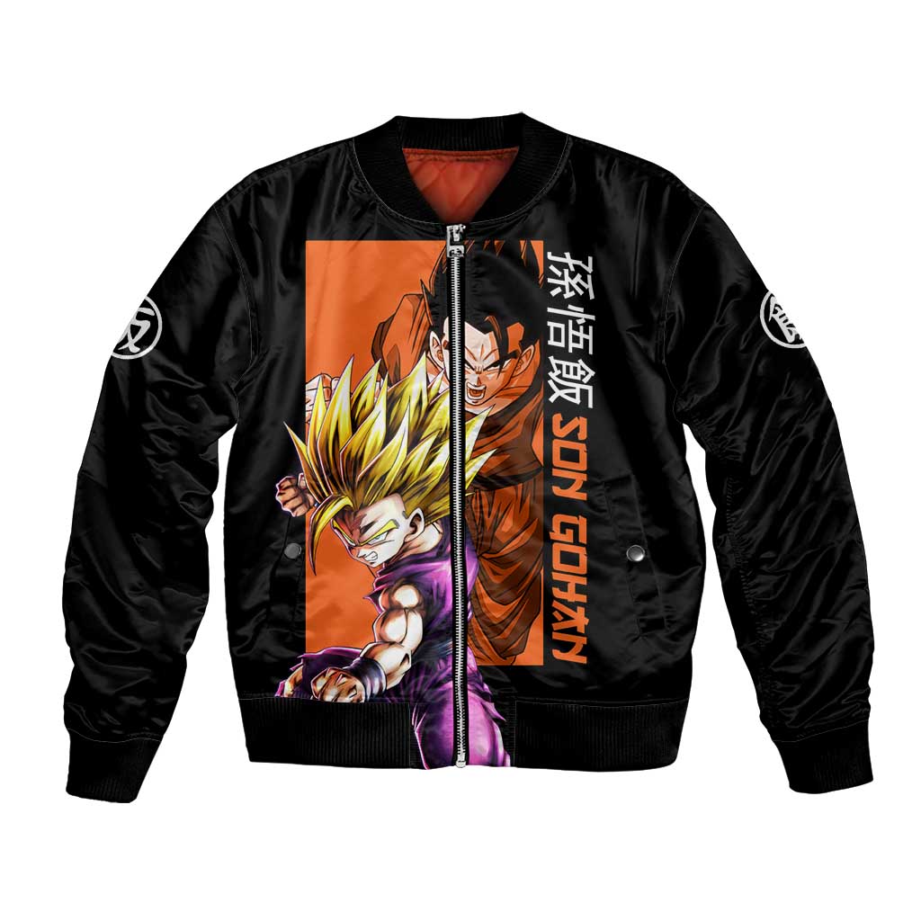 Son Gohan - Dragon Ball Bomber Jacket Anime Style