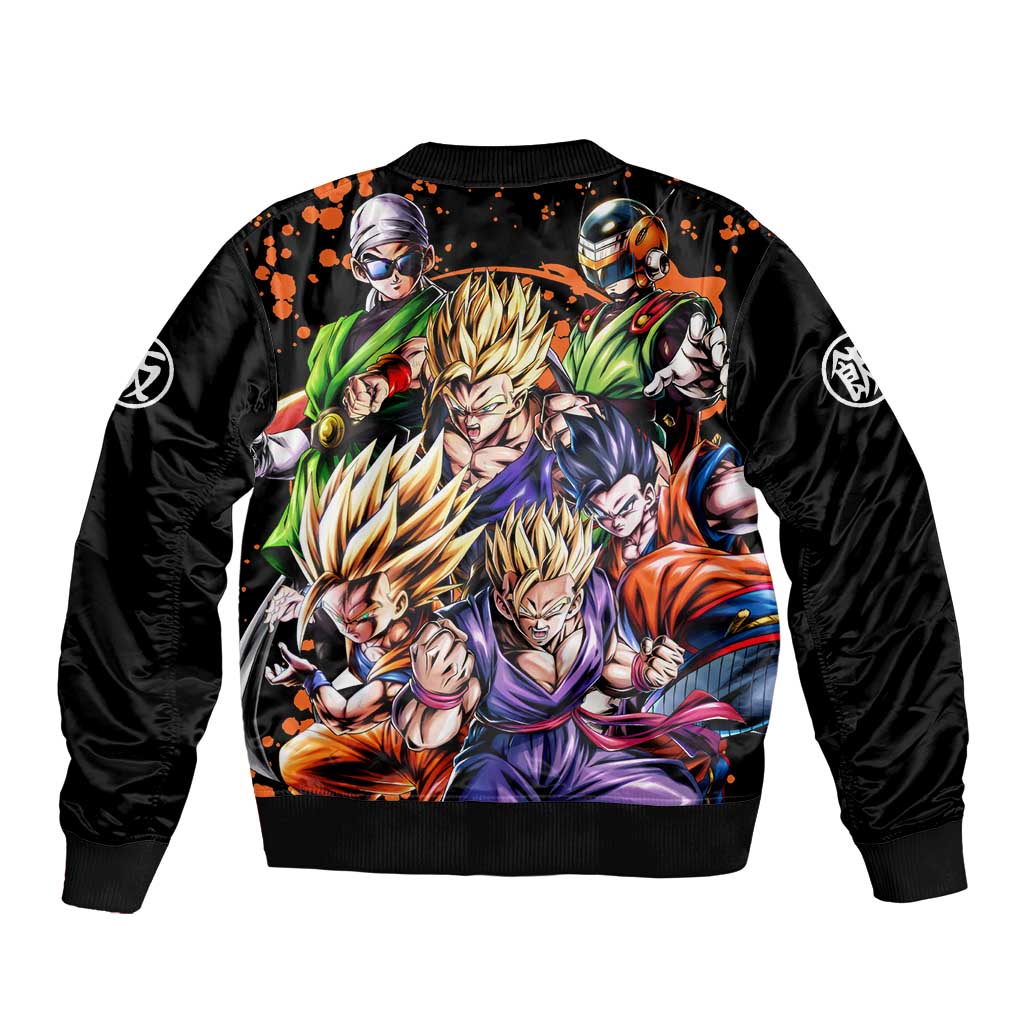 Son Gohan - Dragon Ball Bomber Jacket Anime Style