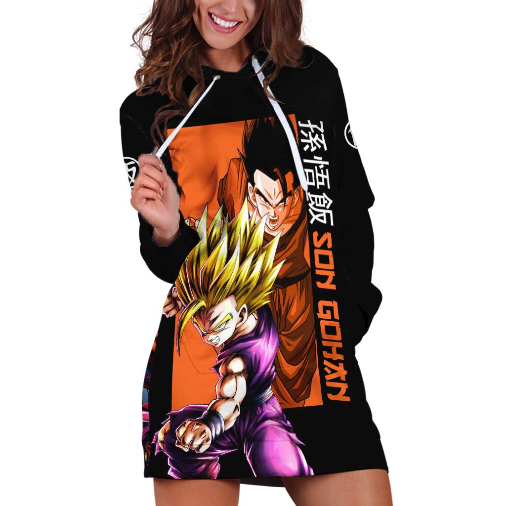 Son Gohan - Dragon Ball Hoodie Dress Anime Style