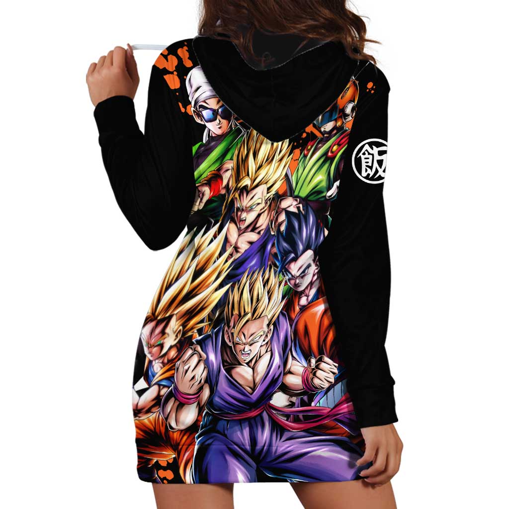 Son Gohan - Dragon Ball Hoodie Dress Anime Style