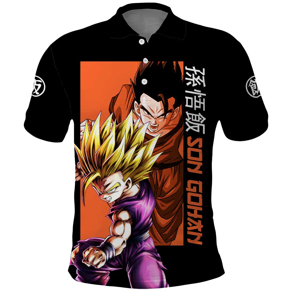 Son Gohan - Dragon Ball Polo Shirt Anime Style