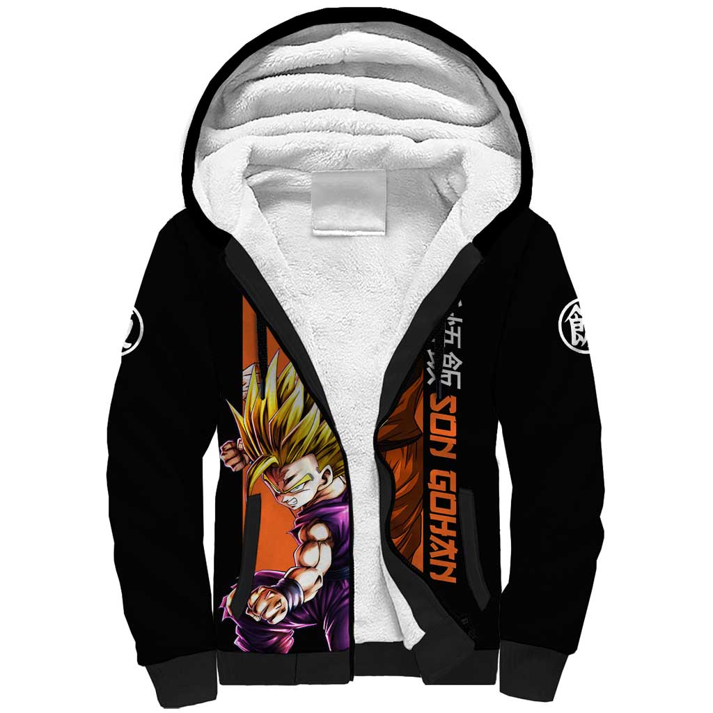 Son Gohan - Dragon Ball Sherpa Hoodie Anime Style