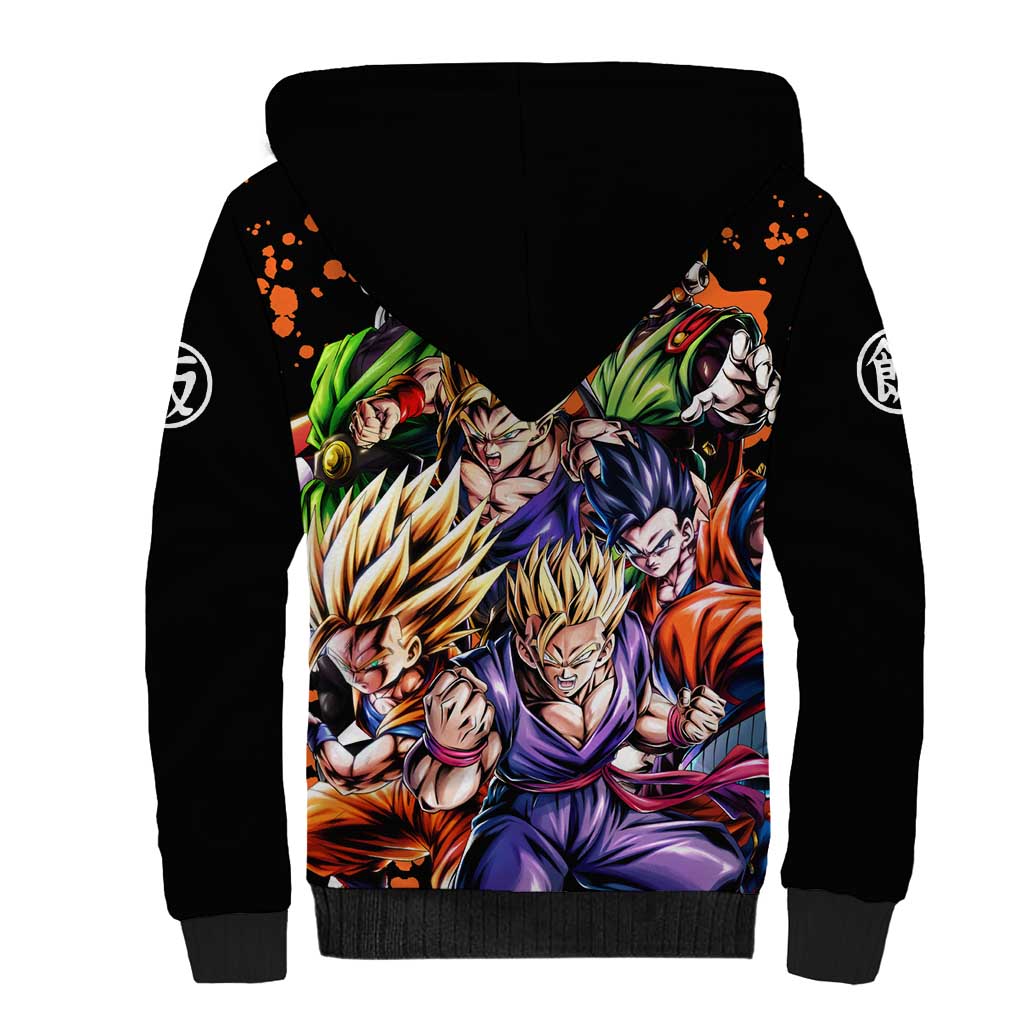 Son Gohan - Dragon Ball Sherpa Hoodie Anime Style