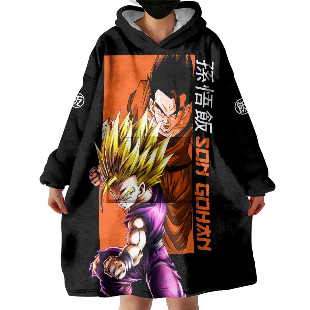 Son Gohan - Dragon Ball Wearable Blanket Hoodie Anime Style